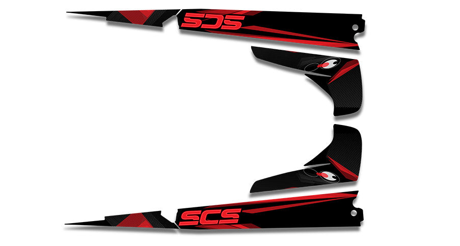 Burning Envy Sled Wraps - SCS Unlimited 