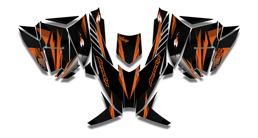 Burning Envy Sled Wraps - SCS Unlimited 