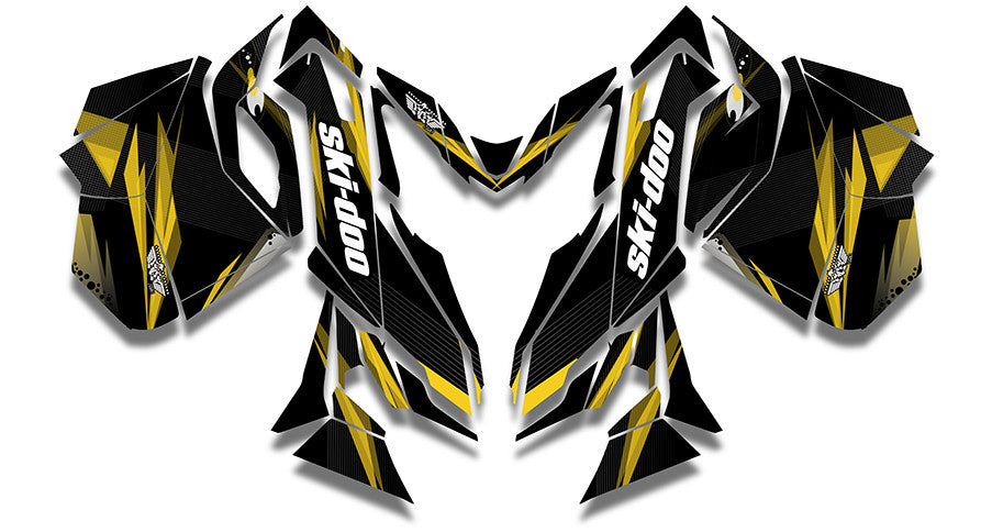 Burning Envy Ski-Doo REV-XM Sled Wrap - SCS Unlimited 