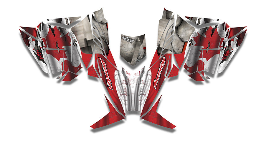 Canadian Colors Sled Wraps - SCS Unlimited 