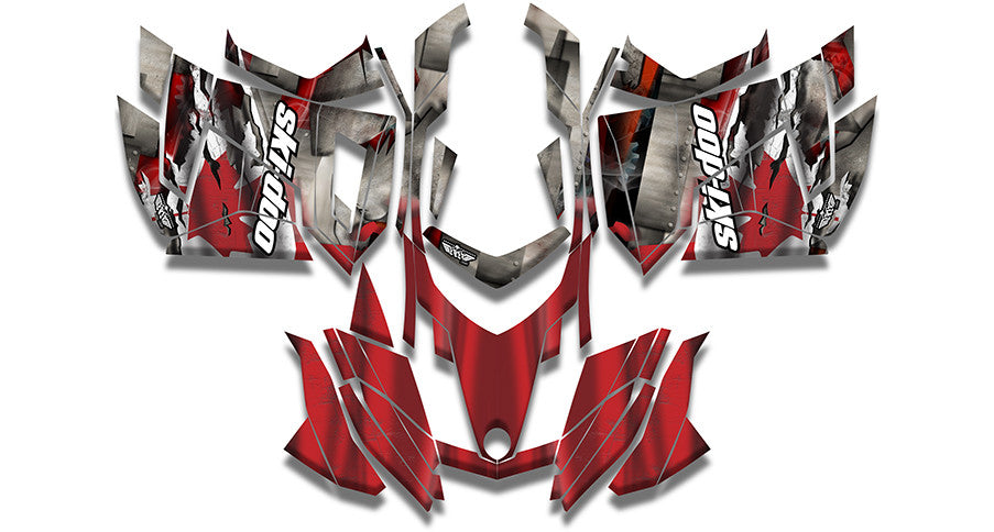 Canadian Colors Sled Wraps - SCS Unlimited 