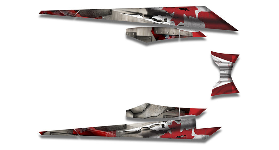 Canadian Colors Sled Wraps - SCS Unlimited 