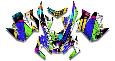 Color Burst Sled Wraps - SCS Unlimited 