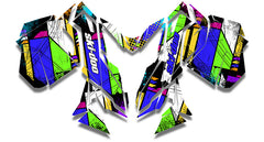 Color Burst Ski-Doo REV-XM Sled Wrap - SCS Unlimited 