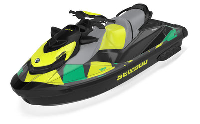 Covert Sea-Doo GTI Graphics QuetzalGreen NuclearYellow