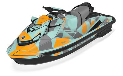 Covert Sea-Doo GTI Graphics NeoMint Orange