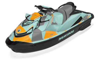 Covert Sea-Doo GTI Graphics NeoMint Orange