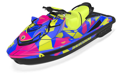 Covert Sea-Doo GTI Graphics DazzBlue Pink