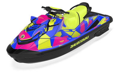 Covert Sea-Doo GTI Graphics DazzBlue Pink