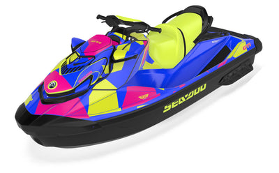 Covert Sea-Doo GTI Graphics DazzBlue Pink