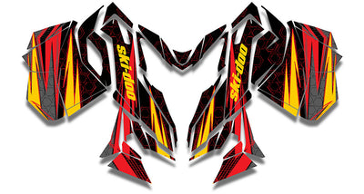 Cubic Ski-Doo REV-XM Sled Wrap - SCS Unlimited 