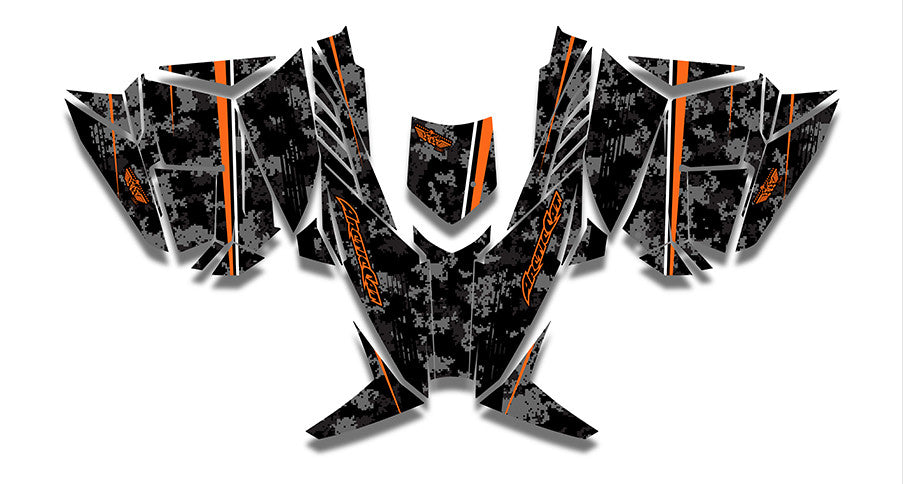 Digi Camo Sled Wraps - SCS Unlimited 