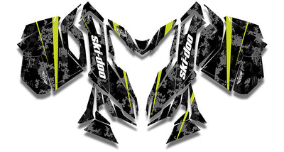 Digi Camo Ski-Doo REV-XM Sled Wrap - SCS Unlimited 
