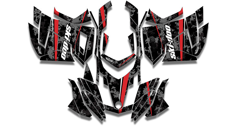 Digi Camo Sled Wraps - SCS Unlimited 