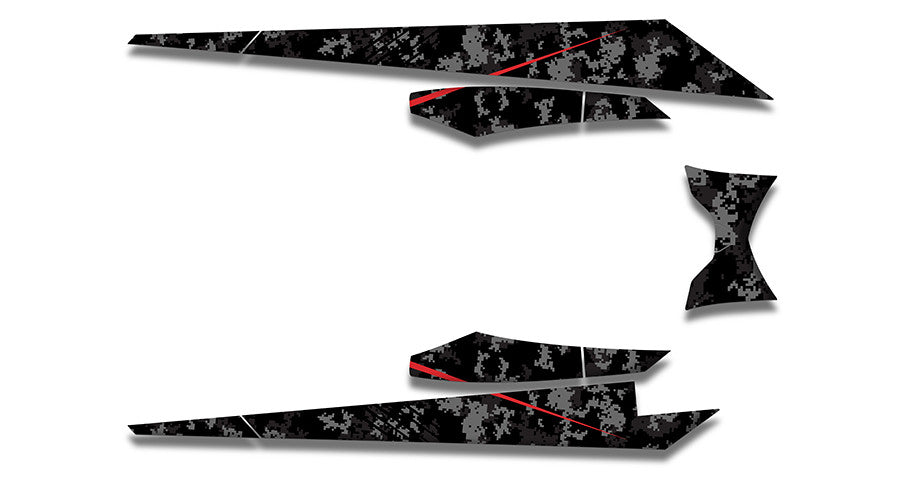 Digi Camo Sled Wraps - SCS Unlimited 