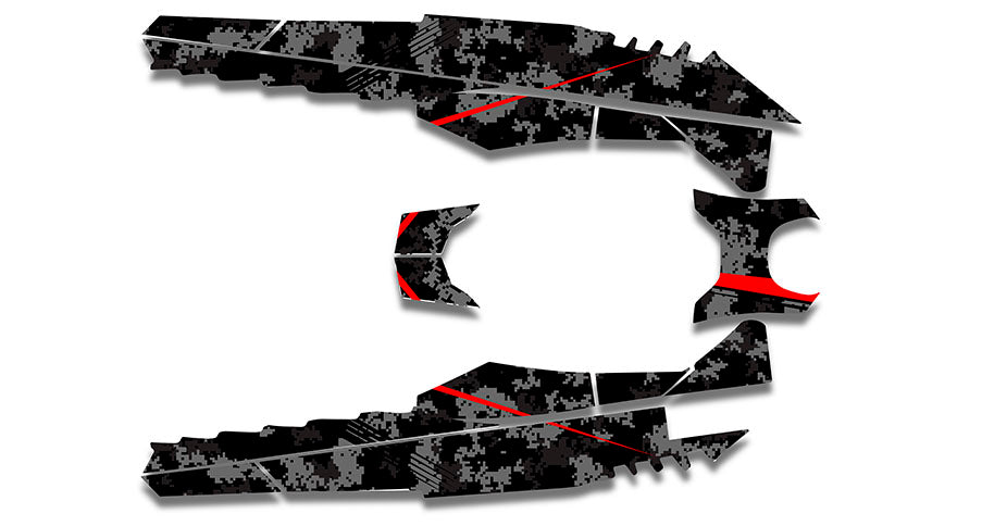 Digi Camo Sled Wraps - SCS Unlimited 