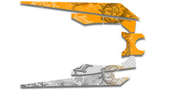 Easy Rider Orange Ski-Doo REV-XM Sled Wrap - SCS Unlimited 