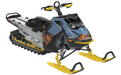Fall Line Ski-Doo REV Gen5 Mountain Orange Scandi Less Coverage