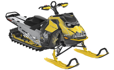 Fall Line Ski-Doo REV Gen5 Mountain Black VintageYellow Less Coverage