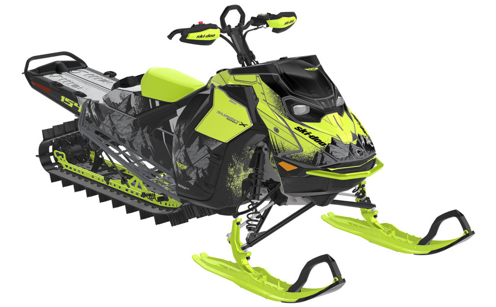 Fall Line Ski-Doo REV Gen5 Mountain Manta DrkGrey Premium Coverage