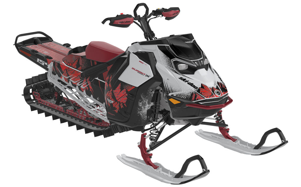 Fall Line Ski-Doo REV Gen5 Mountain Spartan Red Premium Coverage