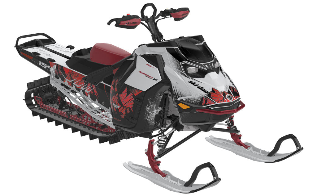 Fall Line Ski-Doo REV Gen5 Mountain Spartan Red Partial Coverage