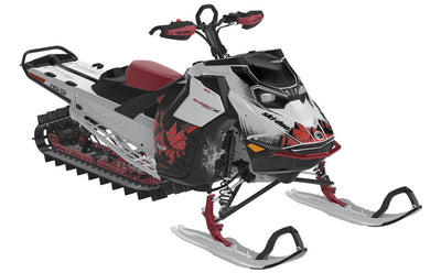 Fall Line Ski-Doo REV Gen5 Mountain Spartan Red Less Coverage