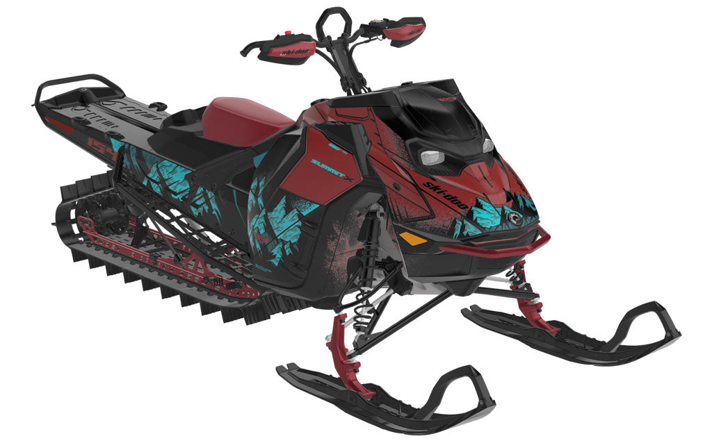 Fall Line Ski-Doo REV Gen5 Sled Wrap Partial Coverage