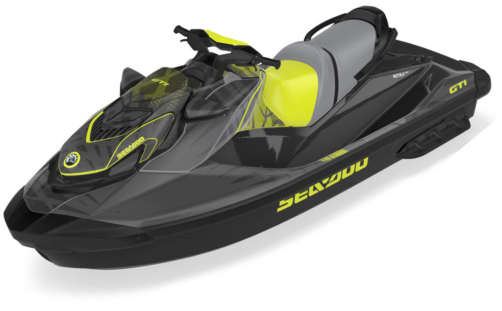 Flora White Reef Sea-Doo GTI Graphics