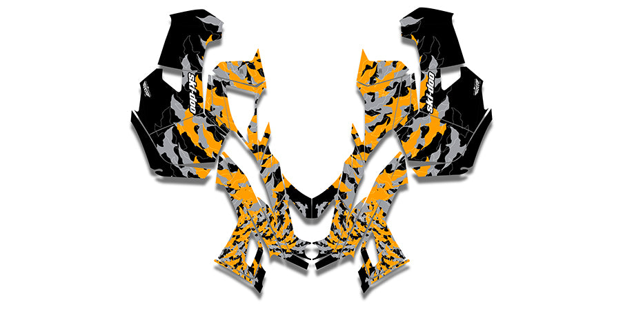 Fowlflage Ski-Doo REV-XU Sled Wrap