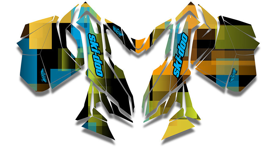 Fragment Sled Wraps - SCS Unlimited 