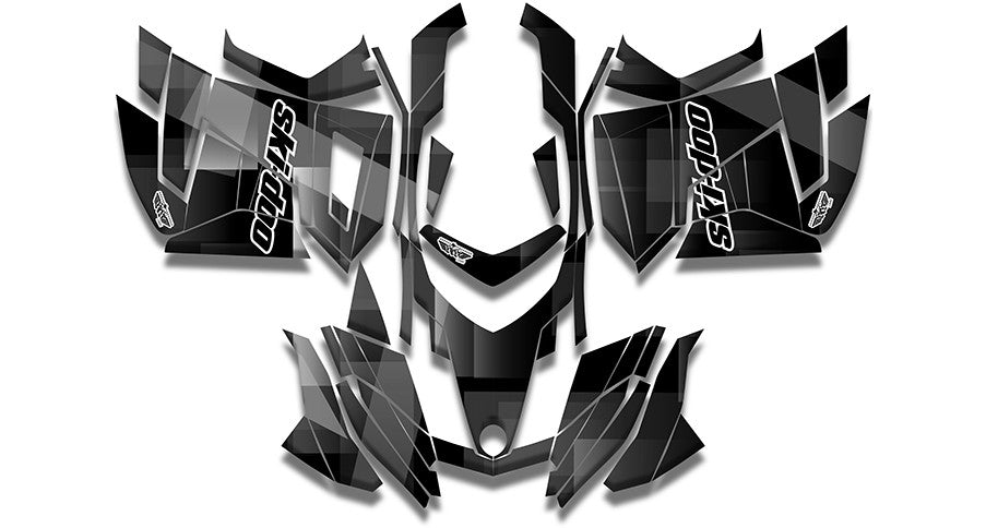 Fragment BlackOut | Ski-Doo REV-XR Sled Wrap