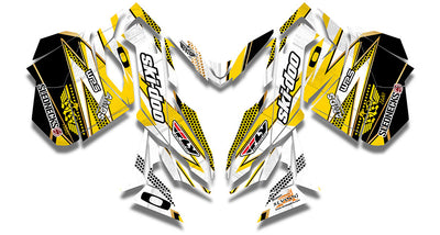 Frisby Gold Sled Wraps - SCS Unlimited 