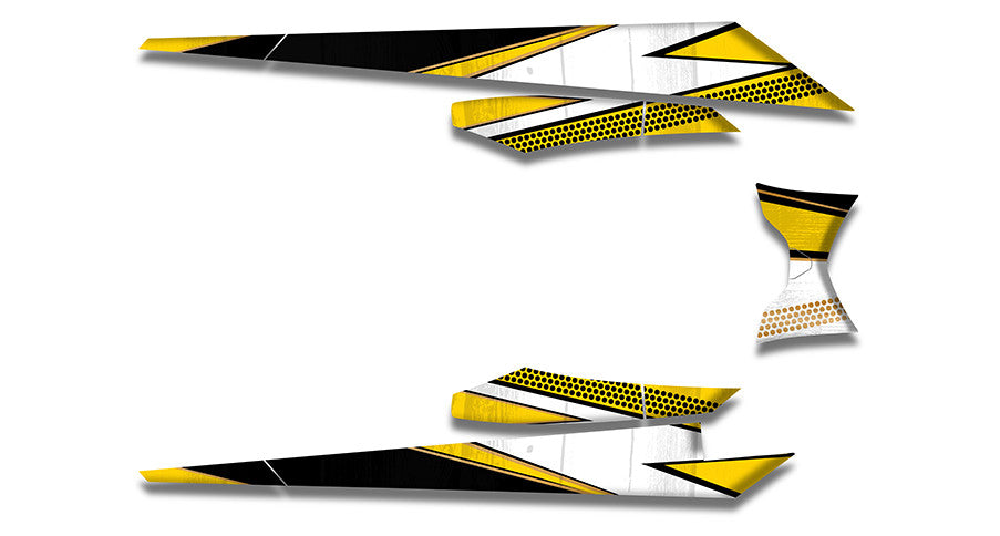 Frisby Gold Sled Wraps - SCS Unlimited 