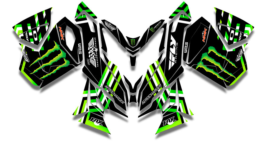 Frisby Monster Sled Wrap - SCS Unlimited 