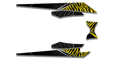 Frisby Zebra Sled Wraps - SCS Unlimited 
