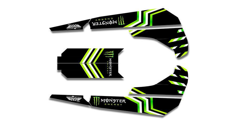 Frisby Monster | Polaris Snowmobile PRO-RMK Sled Wrap & Graphics