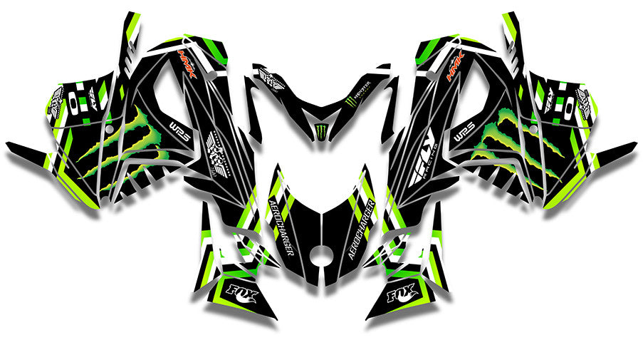 Frisby Monster Sled Wraps - SCS Unlimited 