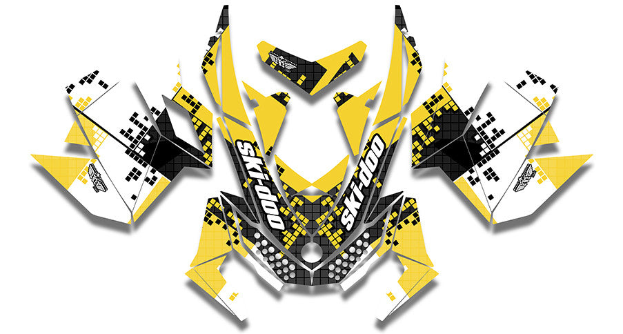 Geo Square Sled Wraps - SCS Unlimited 