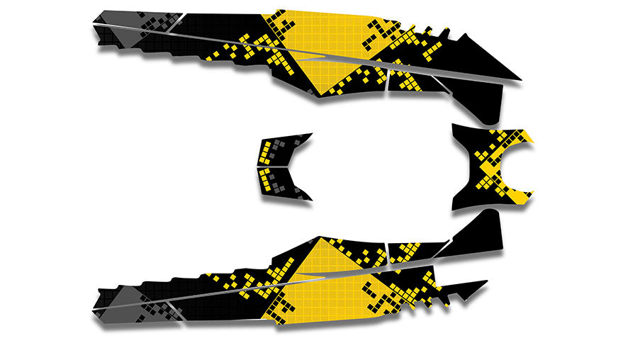 GeoSquare Yellow Sled Wrap - SCS Unlimited 