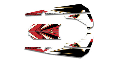 Frisby Gold Rush Sled Wraps - SCS Unlimited 