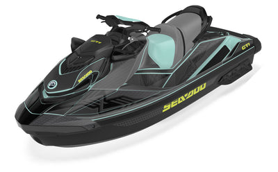 Hex Reef Black Sea-Doo GTI Graphics
