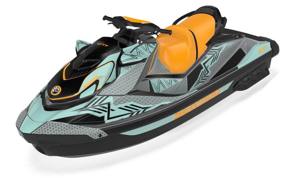 Hex Scandi DrkGrey Sea-Doo GTI Graphics