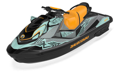 Hex Scandi DrkGrey Sea-Doo GTI Graphics