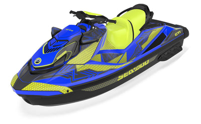Hex DrkGrey Charcoal Sea-Doo GTI Graphics