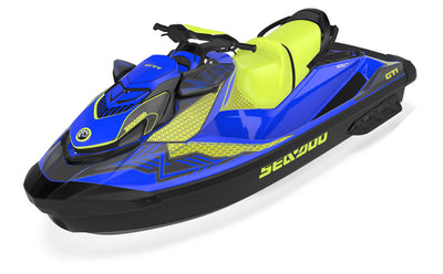 Hex DrkGrey Charcoal Sea-Doo GTI Graphics