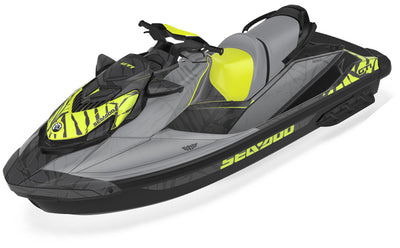 Hangten UnlimitedLava Black Sea-Doo GTI Graphics