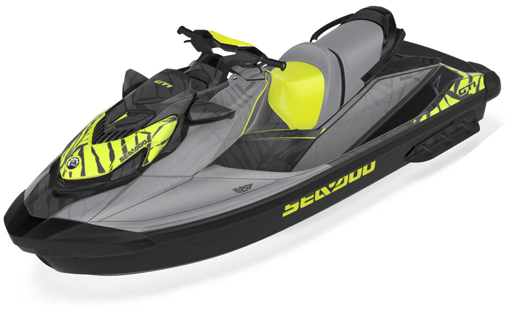 Hangten UnlimitedLava Black Sea-Doo GTI Graphics