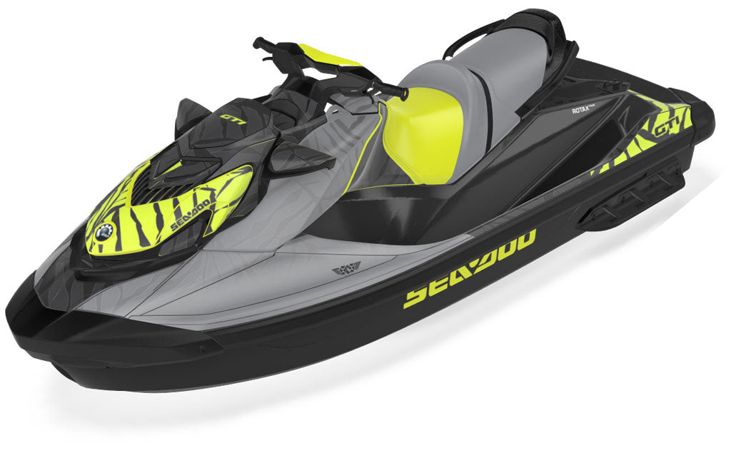 Hangten UnlimitedLava Black Sea-Doo GTI Graphics