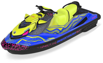 Hightide NuclearYellow Black Sea-Doo GTI Graphics